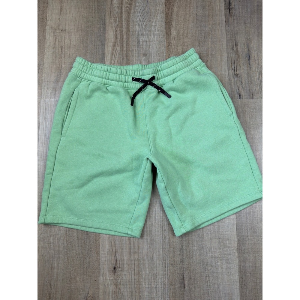 Z by Zella Mens Mint Green Fleece Lounge Athletic Shorts Small Drawstring Pocket